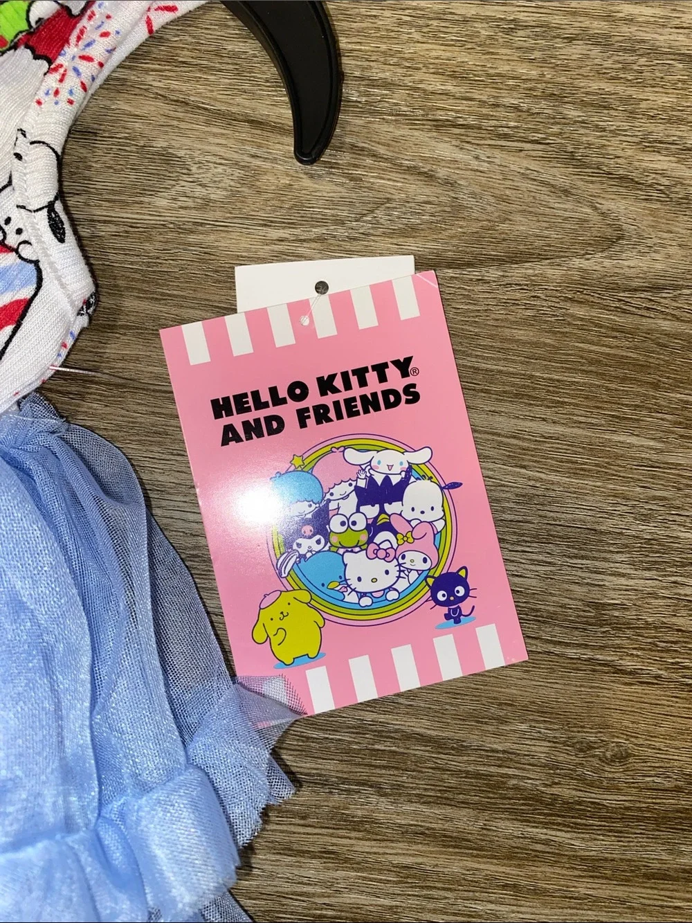 Hello Kitty Light Blue Tulle Tutu Romper